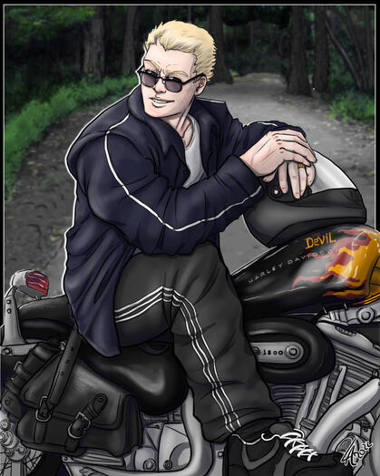 Raian Kengan Fanart Motorcycle